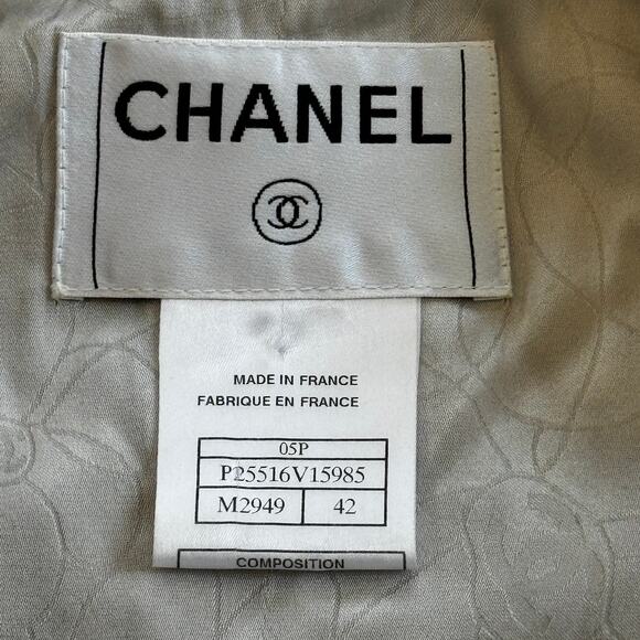 Chanel 2005 Spring Collection Lesage Tweed Fringed Jacket Multicolor 42 FR - Picture 13 of 16